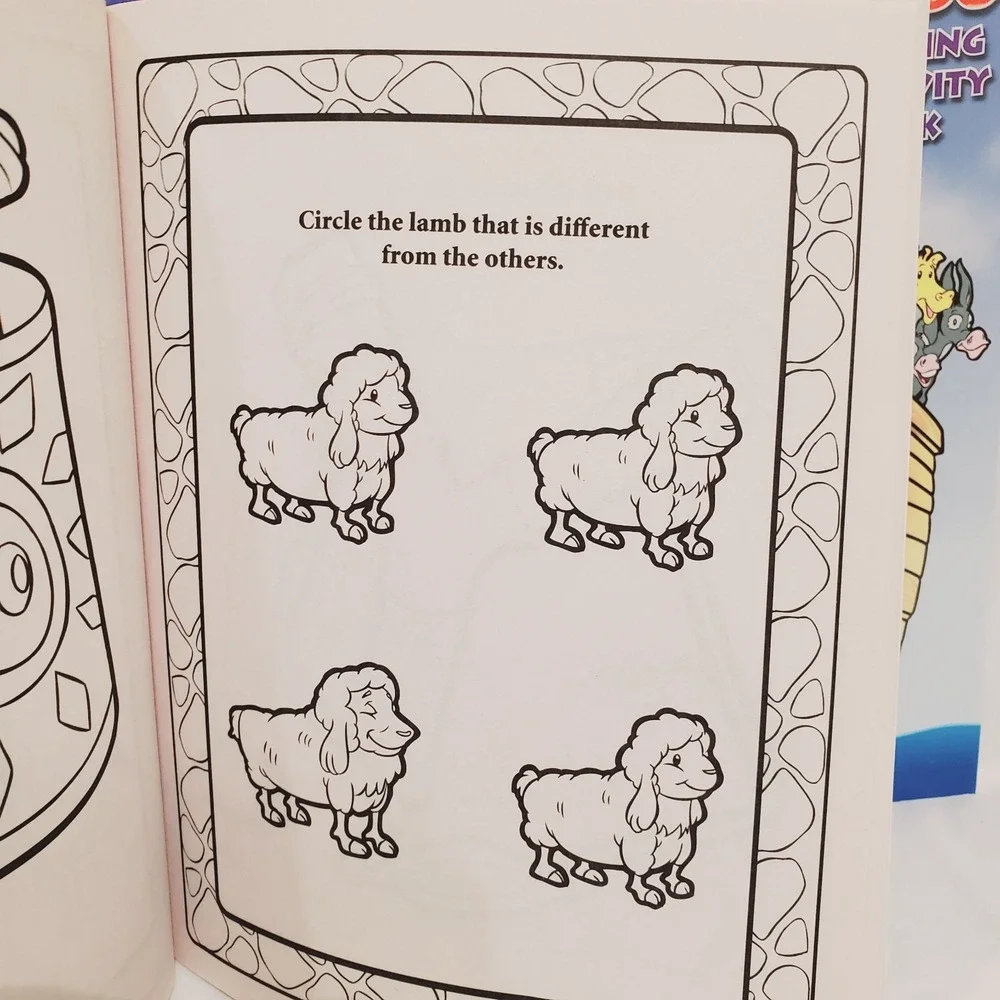 Set of 3 Bible Jumbo Coloring and Activity Books Bendon‎ Unused